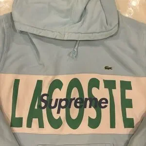 Supreme | Shirts | Supreme Lacoste Logo Panel Hooded